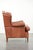 Wing Club Chair in Cowhide Leather For Sale - Image 3 of 14