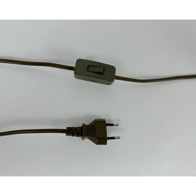 Metal Vintage Table Lamp with Metal Base For Sale - Image 7 of 8