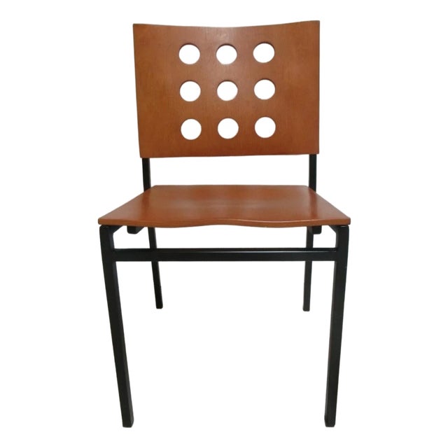 1990s Michael Graves Design Kron Prototype Stack Concept Side Chair Round Pilon A For Sale