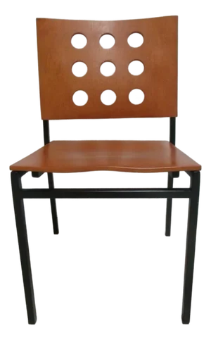 1990s Michael Graves Design Kron Prototype Stack Concept Side Chair Round Pilon A