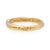 Contemporary John Hardy Bamboo Collection 18k Yellow Gold Pavé Diamond Band Ring Size 7 For Sale - Image 3 of 8