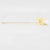Vintage 14k Gold & Blister Pearl Gourd or Eggplant Stickpin For Sale - Image 9 of 12
