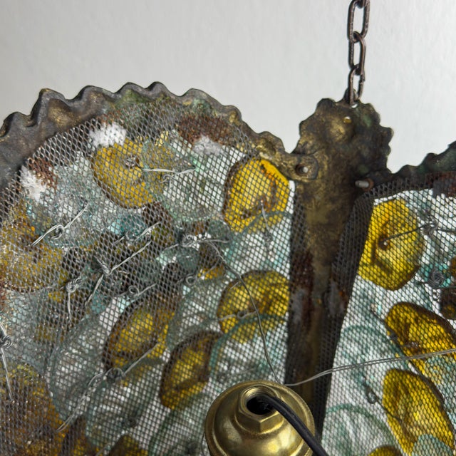 Antique Murano Glass Pendant Lamp, Italy, 1910s For Sale - Image 10 of 18