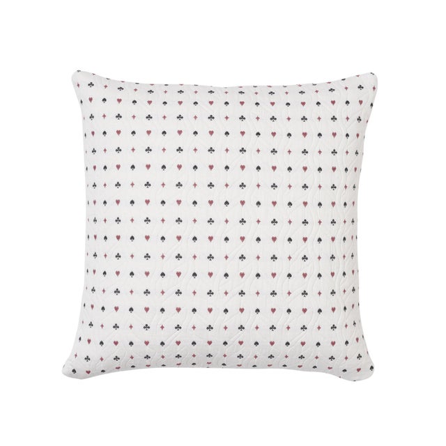 Not Yet Made - Made To Order Schumacher Le Joueur 16" Pillow in Rouge Et Noir For Sale - Image 5 of 5