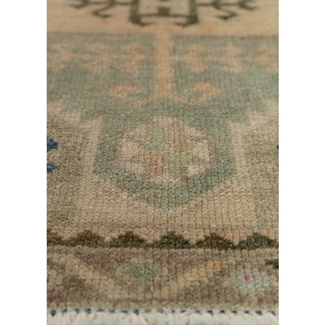 Turkish Turkish Mini Rug Oriental Hand Knotted Vintage Rug 1'8" x 3'3" #21102 For Sale - Image 3 of 8
