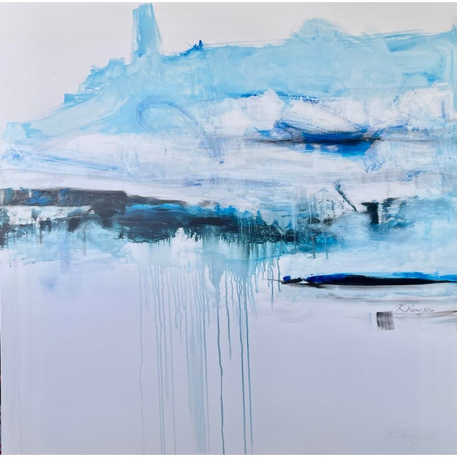 Edge of Memory is a luminous abstract composition that hovers between landscape and recollection. Layers of translucent...