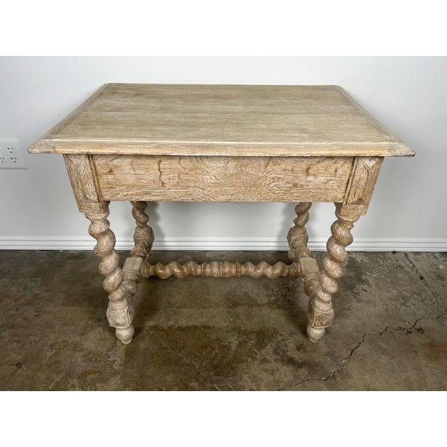 Tan 19th Century Jacobean Style Table With Drawer For Sale - Image 8 of 15