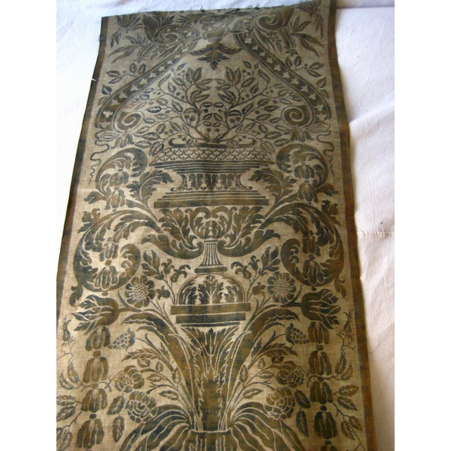Baroque Antique Fortuny Textile For Sale - Image 3 of 9