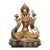 Late 19th Century Gilt Bronze Green Tara Statue, Tibetan Buddhist Figure, 1kg For Sale
