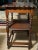 1930s English Barley Twist 2 Tier Scalloped Side Table For Sale - Image 6 of 12