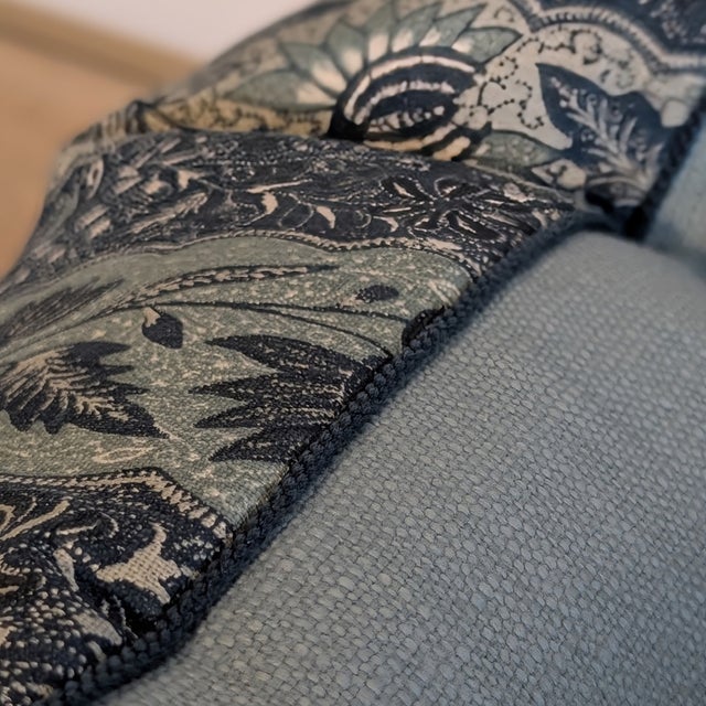 Traditional Jasper Melaya Indigo Lumbars For Sale - Image 3 of 7