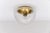 Gold Mushroom Shaped Glass Lamp in Gold, Germany, 1960s For Sale - Image 8 of 11