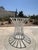 Vintage Mid Century Modern Restored White Glass Patio Wrought Iron Dining Table Attributed to Arthur Umanoff for Shaver Howard For Sale In Palm Springs - Image 6 of 7
