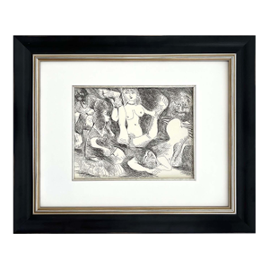 1980s Picasso Gravure Apollinaire Les Onze Mille Verges 10 Framed