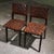 1940s Chairs in Cognac Leather and Stained Oak from Jens Risom, United States, 1940s, Set of 2 For Sale - Image 5 of 11