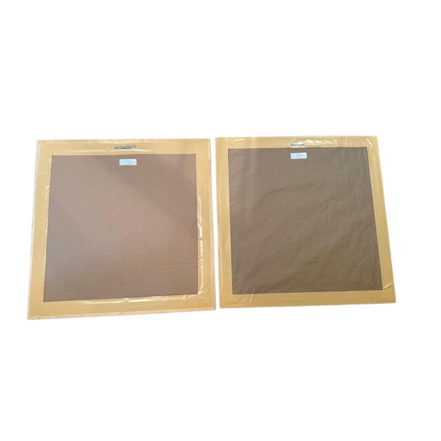 Pair of 28” Square Christmas Canvas Canvas Prints in Heavy Carved Gilt Wood Frames For Sale - Image 4 of 12