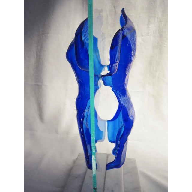 Cast Glass Sculpture For Sale - Image 6 of 8