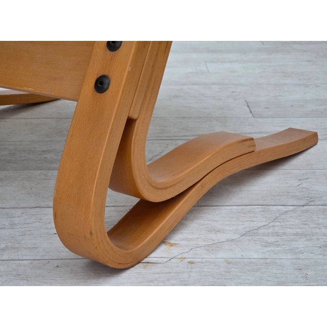 Norwegian Model Kengu Armchair in Leather from Rybo Rykken & Co, 1970s For Sale - Image 17 of 18