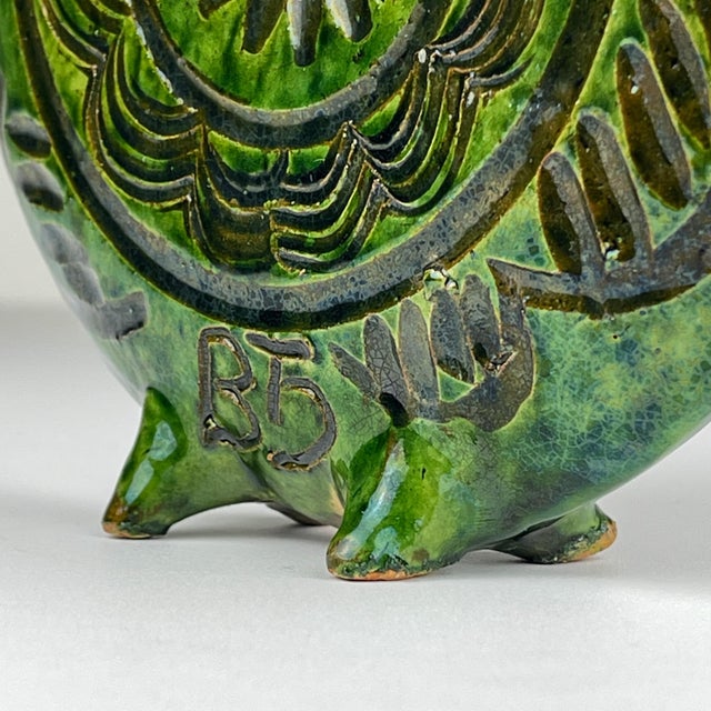 1970s Vintage Ceramic Bottle by Velimir Dordevic, 1970s For Sale - Image 5 of 15