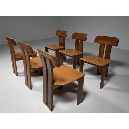 Sapporo Dining Chairs by Mario Marenco for Mobil Girgi, Set of 6 For Sale - Image 3 of 12
