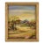 Spring Valley Plein Air Landscape in Oil on Masonite by Gibson For Sale
