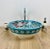 Moroccan Moroccan Artistic Sink for Bathroom, Handpainted Blue Ceramic For Sale - Image 3 of 7