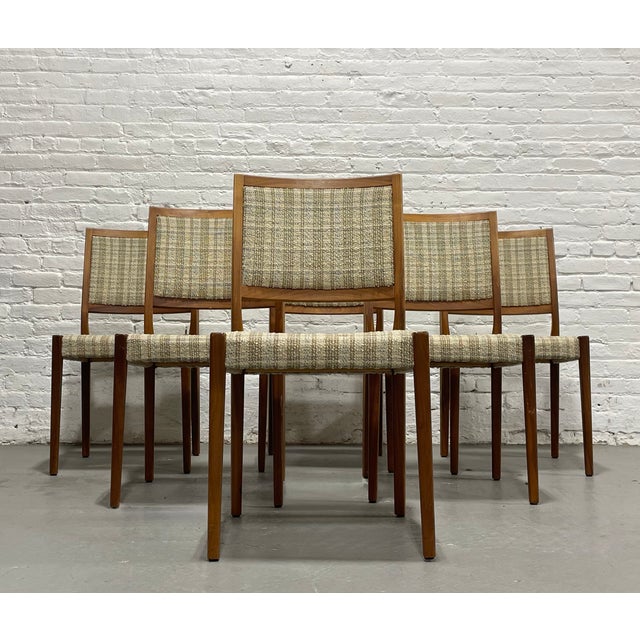 Mid-Century Modern Set of Six Vintage Mid Century Modern Teak Dining Chairs by Svegards | Scandinavian Mid Century Modern, C. 1960's For Sale - Image 3 of 16