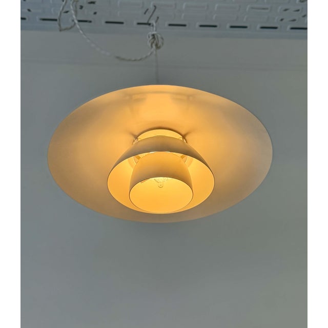 White PH 4/3 Pendant Lamp by Poul Henningsen for Louis Poulsen, Denmark, 1960s For Sale - Image 14 of 18