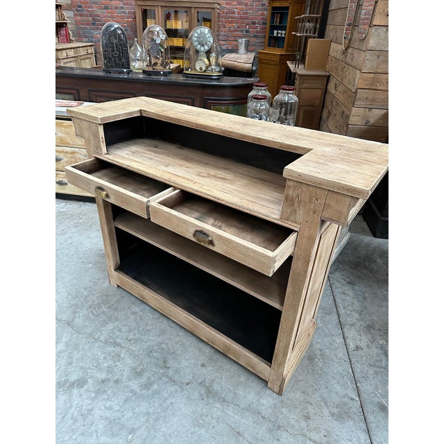 Solid Oak Bar, 1950s For Sale - Image 11 of 14