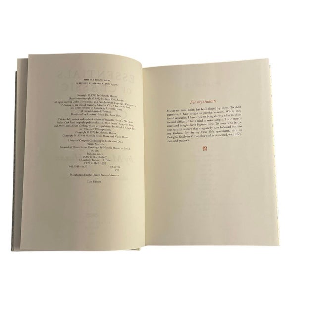 Vintage Essentials of Classic Italian Cooking: A Cookbook For Sale In Milwaukee - Image 6 of 7