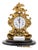 Table Clock with Glass Dome, 19th Century For Sale