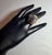 10Ct Oval Shape Black Australian Opal Cocktail Ring 14 Kt Yellow Gold, Size 6.5 For Sale In New York - Image 6 of 8