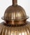 Mid-Century Modern Pair Ribbed Brass Table Lamps For Sale - Image 10 of 10