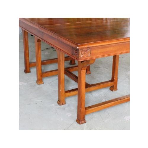 Wood Extendable Table, Italy, 1920s For Sale - Image 7 of 10