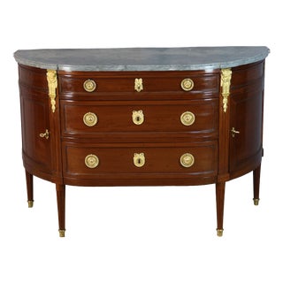 Louis XVI Wooden Chest of Drawers For Sale