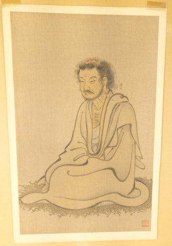japanese buddha drawing