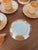 Vintage Coffee Set in Orange Jadeite by by Fire King for Anchor Hocking, 1950s, Set of 8 For Sale - Image 4 of 6