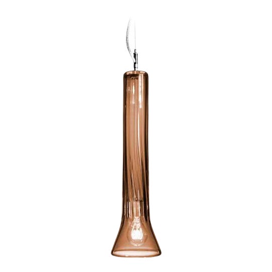 Clarion Pendant Light from the Flashlight Collection in Tea For Sale