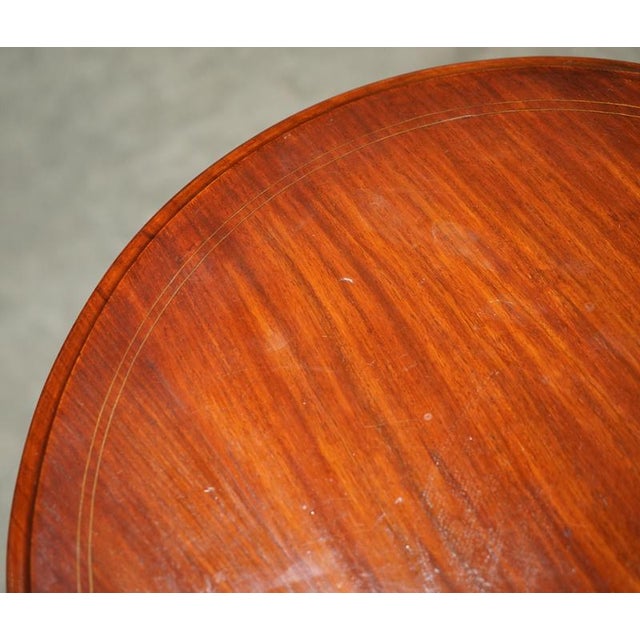 Antique Anglo-Indian Hardwood and Brass Sewing Table with Locking System For Sale - Image 6 of 18