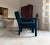 Pair Re-Upholstered Emerald Green Velvet Parsons Lounge Chairs Milo Baughman For Sale - Image 14 of 18