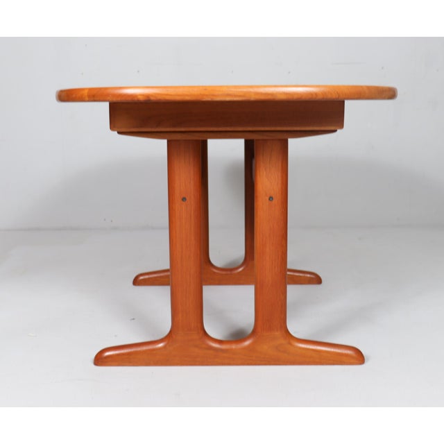 Mid-Century Extendable Dining Table in Teak from Glostrup, Denmark, 1960s For Sale - Image 6 of 18
