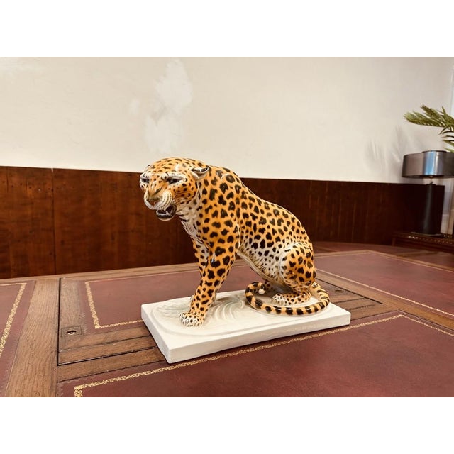 Porcelain Sculpture Leopard by Arthur Storch For Sale - Image 16 of 16