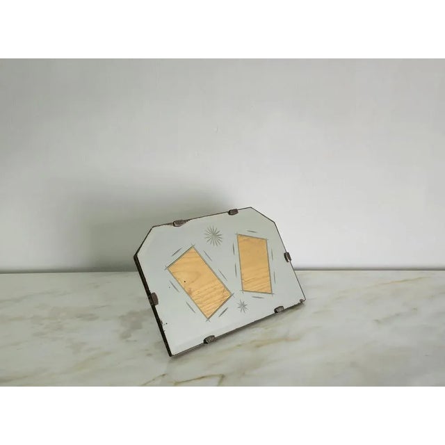 Glass Photo Frame in the style of Luigi Fontana for Fontana Arte, Italy, 1940s For Sale - Image 10 of 10