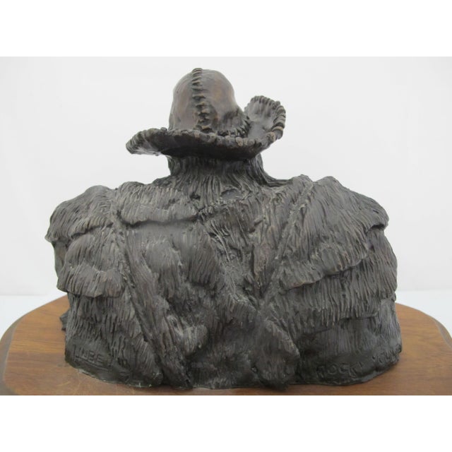 Dan Huber Oregon Western Rocky Mountain Trapper Bronze Sculpture With Coa For Sale - Image 11 of 13