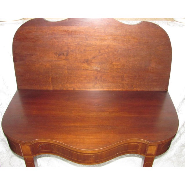 Antique American Federal Mahogany Card Table Circa 1800 For Sale - Image 4 of 11