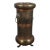 Early 20th Century Arts & Crafts Brass Copper Lion Head Claw Foot Umbrella Cane Stand For Sale