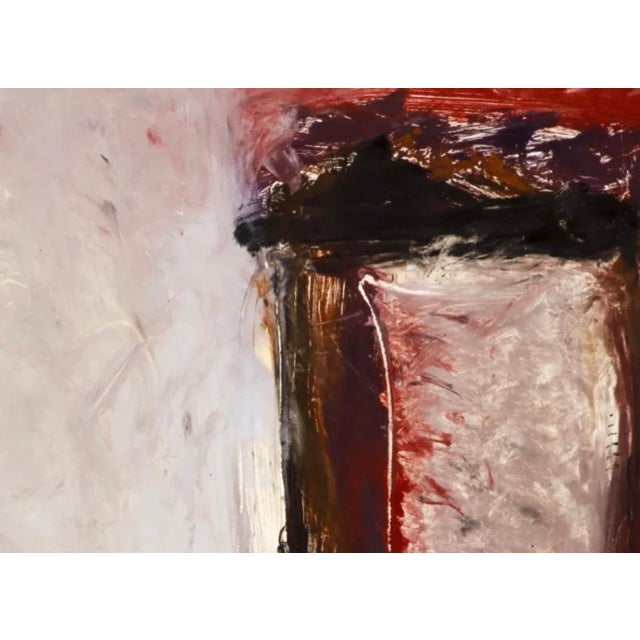 Abstract Expressionism Tom Lieber, Large Abstract Expressionist Color Monotype Oil Painting Tom Lieber Mixed Media, 1987 For Sale - Image 3 of 11