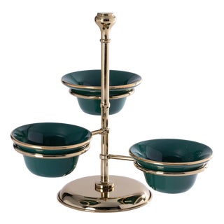 Monte Napoleone 3-Tier Condiment Bowl Set For Sale