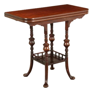 Victorian Mahogany Card Table