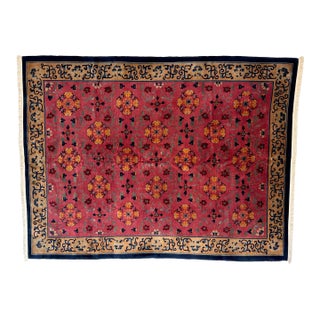 Antique Art Deco Chinese , 9' X 11'6" For Sale
